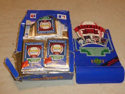 1989 CAIXA DE CERA DECK SUPERIOR 30 PACOTES SELADOS KEN GRIFFY JR RC BEISEBOL NOVATO UD MLB - Imagem 1 de 4