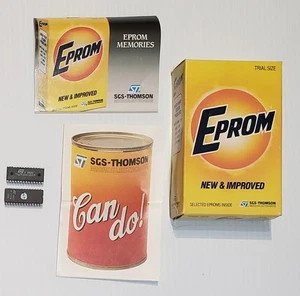 VTG SGS/THOMSON 1 MEG EPROM Erasable Programmable Read-Only Memory Chip Collecti - Picture 1 of 10