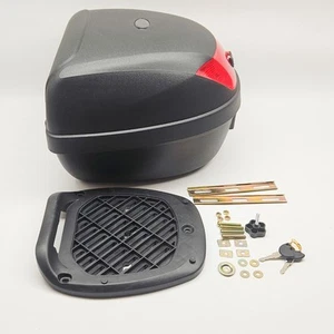 Motorradkoffer Top Case Motorrad Roller Rollerkoffer Topcase Koffer 28L (9247) - Picture 1 of 8