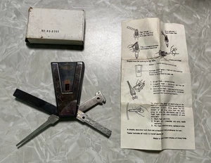 Vintage Sensor Spark Plug Tool Tester Car/Motorcycle w/Instructions UNTESTED - Picture 1 of 12