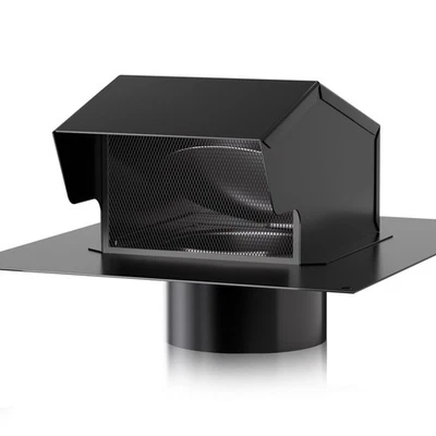 Tapa de ventilación de techo - Hon&Guan 6 pulgadas ventilaciones de techo para casas acero galvanizado 6"" ex... Foto 1 de 4