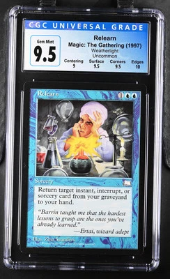 RELEARN Weatherlight U CGC 9.5 MTG [Nostalgium] - Image 1 of 2