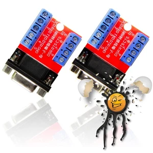 DB9 D-Sub SUB-D9 RS232 seriell Schraubadapter serial screw terminal Adapter Conv - Bild 1 von 3