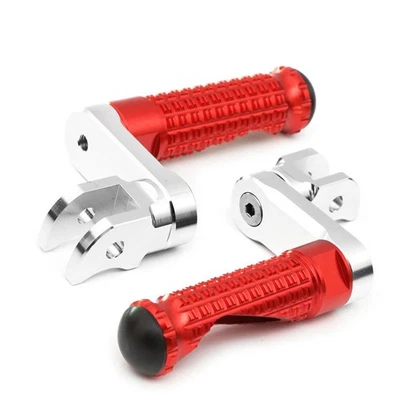 MPRO 1.5 inch Riser Red Front Foot Pegs For Speed Triple 1050 R 09-12 13 14 - Image 1 of 4