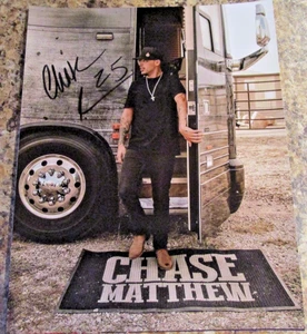 CHASE MATTHEW Country Singer Signed 8x10 Matte Photo (B) - Picture 1 of 2