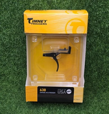 Timney Curved 2-4lb Adjustable AccuTrigger for Savage Axis Rifle, Black #638 - Image 1 of 4