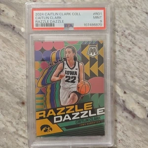 2024 Panini Caitlin Clark Collection #RD1 Caitlin Clark Razzle Dazzle PSA 9 - Picture 1 of 1