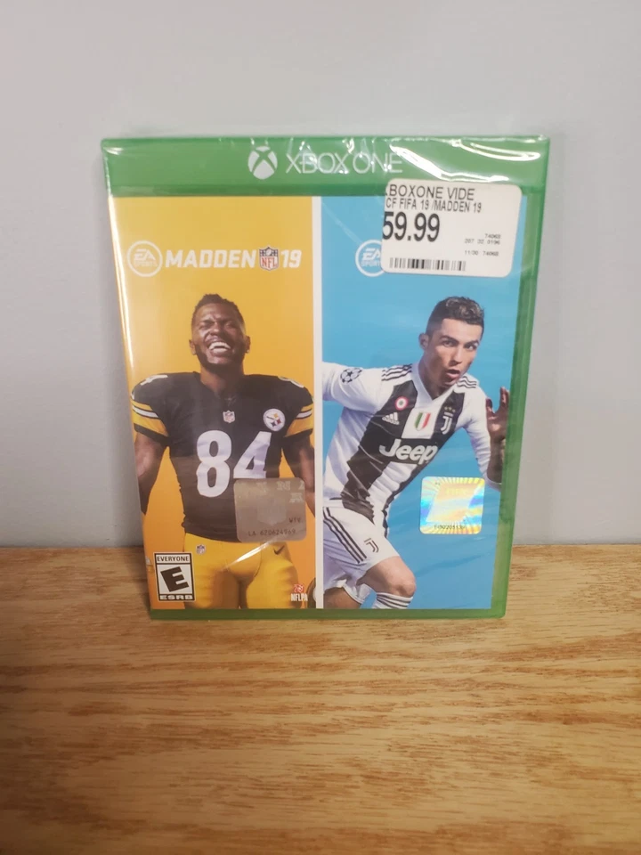 Madden NFL 19 - FIFA 19 Bundle (Xbox One, 2018) NEW - Image 1 of 1