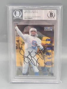 1996 Pro Line Cels Steve McNair BGS Authentic Auto Bold On Card Autograph - Bild 1 von 6