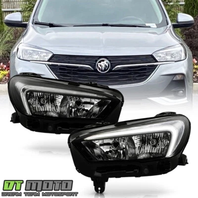 Juego de faros halógenos LED DRL izquierda+derecha para Buick Encore GX 2020-2023 Foto 1 de 4