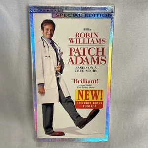 Patch Adams (VHS, 1999, Universal) Robin Williams/Monica Potter! - Foto 1 di 3