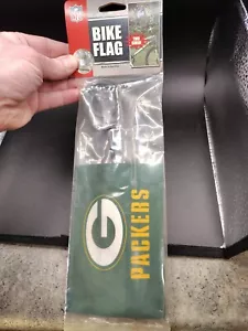 Rare New Vintage Green Bay Packers Bike Flag NIP - Picture 1 of 5
