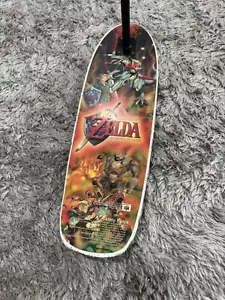 Vintage The Legend Of Zelda Ocarina of Time Skateboard/Scooter N64 1999 Promo - Picture 1 of 9