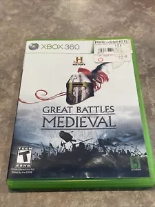 Great Medieval Battles History Channel (Microsoft Xbox 360, 2011) CIB TESTED - Picture 1 of 4