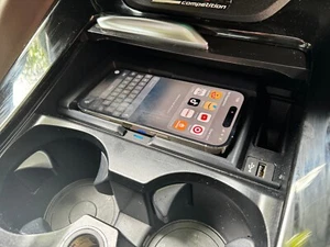 BMW X3M X4M F97 F98 G01 iPhone 15 Pro MAX Wireless Charger Bracket NEW - Bild 1 von 3