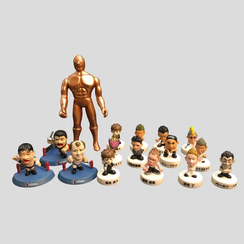 NJPW Dragon Gate Mini Wrestling Figure Lot - Japan Dory Funk The Sheik Vintage Cover