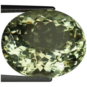 11.86 Ct IGI Certified Natural Beryl Gemstone Greenish Yellow Color Oval Cut - Picture 1 of 2