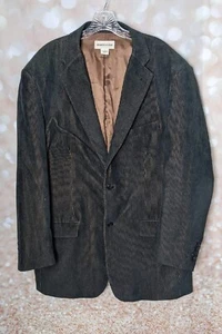 Pronto Uomo Men's Micro Corduroy Two-Button Blazer Jacket Size XL RN# 77219 - Picture 1 of 18