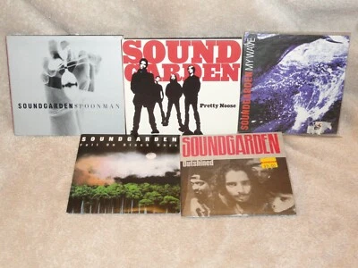 Soundgarden Outshined/Spoonman /Pretty Noose /My Wave/Fell on Black Days CD Lot - Image 1 of 4