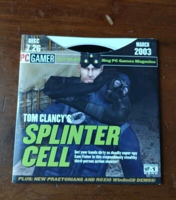 PC Gamer Demo PC-2003 Splinter Cell, Praetorians Mar 2003 - Image 1 of 3