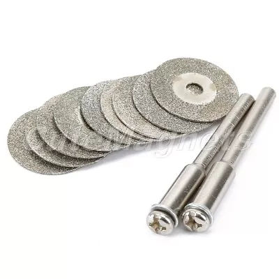 16mm Diamond Coated Cutting Blade Wheel Disc Rotary Grinding Power Tool 10Pcs - Image 1 of 4