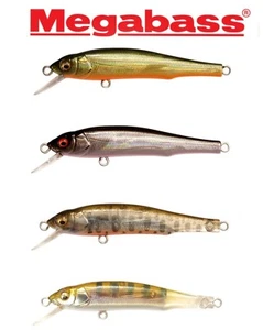 MEGABASS X-70 BFS JERKBAIT SELECT COLOR BASS TROUT JDM SMALL BAIT FINESSE - Foto 1 di 10