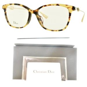 NUOVO!! DIOR MIRINO 01F SX7 Avana chiaro quadrato cerchio completo telaio ottico unisex - Foto 1 di 7