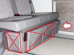 Funda utilitaria Brandrup para cajón delantero izquierdo en VW T6/T6/T5 California - Imagen 1 de 1