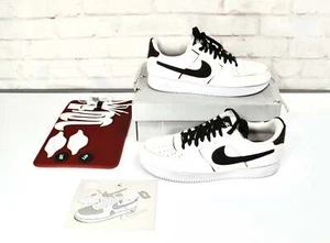 Nike Air Force 1 AF1/1 DC9895-100 White Varsity Red Low Top Sneaker Mens 11 - Picture 1 of 9