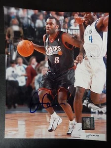 Aaron McKie Autographed 8" X 10" Photograph - Picture 1 of 1