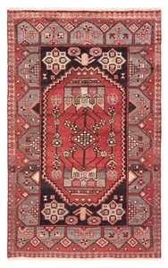 Hamedan Hand-Knotted 157x95 cm-Nomadic, Oriental, Red, Carpet, - Picture 1 of 7