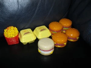 Set di 8 hamburger patatine fritte vintage 1987 McDonalds - Foto 1 di 2