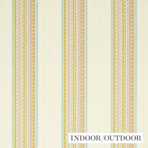 Schumacher Polsterstoff - Bendita Streifen Indoor Outdoor Multi 1,75 Yards 79151 - Bild 1 von 4