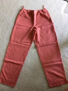 Pursuits, ltd Dress Pants Silk Cotton Size 8 Salmon Color - Picture 1 of 5