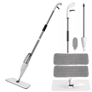Spray Mop Microfibre Pad Floor Cleaning Mop for All floor types Bottle + 2 Pads - Picture 1 of 9