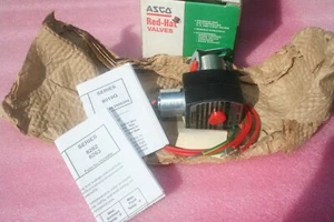 ASCO Red-Hat EF8262G15E Direct-Acting 2-Way Solenoid Valve; Gen Purpose 1/8" NPT - Imagen 1 de 6