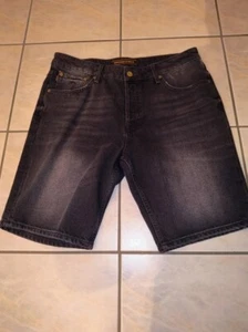 SUPERDRY Herren Jeans Denim Shorts - W34 - Schwarz - NEU! - Bild 1 von 2