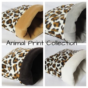 ** COZY PETS ** 4 GRÖßEN ** FLEECE KUSCHELBEUTEL, TASCHE, MEERSCHWEINCHEN BETT IGEL, RATTE - Bild 1 von 9
