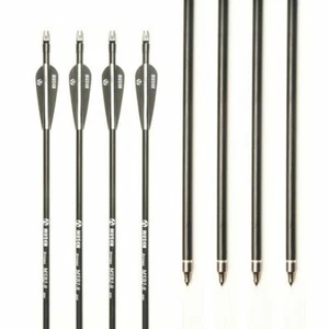 6X26'' SP500 Fiberglass Arrows Archery W/Replaceable Tip F Recurve/Compound Bow - Picture 1 of 7