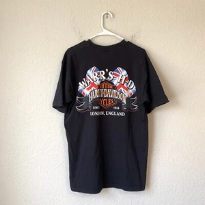 Camiseta gráfica Harley Davidson Warr's H-D Londres Inglaterra Union Jack PARA HOMBRES Talla L - Imagen 1 de 9