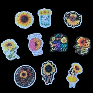 Girasoles |10 piezas| 2""| Calcomanías de vinilo - Imagen 1 de 11