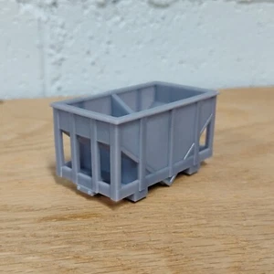 On18 8ft STEEL HOPPER Shell. No trucks/couplers. RESIN 3D Print. NEW! - Picture 1 of 5