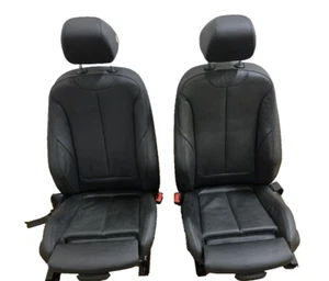 Sportsitze BMW 1er F20 3er F30 F31 Leder Dakota schwarz keine Sitzheizung - Bild 1 von 7
