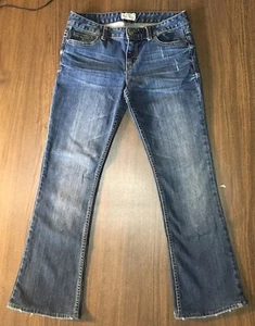 Aeropostle Hailey Schlagjeans distressed blau JR Größe 3/4 normal tatsächlich 15x27 - Bild 1 von 6