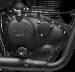ROYAL ENFIELD Engine Cover RH Black, 350 Classic Reborn, Bullet, Hunter, Meteor - Picture 1 of 1