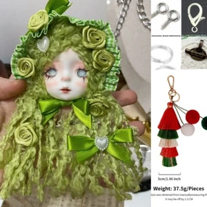 Artículo Decorativo Accesorio Muñeca Arcilla Figura Navidad Broche Mágico Llavero Mini - Imagen 1 de 12