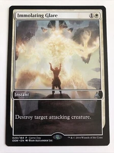 MTG Game Day Promo Immolating Glare 020/184 LP - Picture 1 of 2