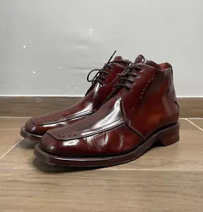 Jeffery West Herren Braun Muster Leder Croaker Stiefel-Größe 9UK/10US/43EU - Bild 1 von 13