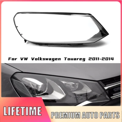 Cubierta de lente de faro lateral derecho para VW Volkswagen Touareg 2011-2013 2014 Foto 1 de 4