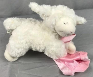 Baby Gund 9 Zoll Schlafenszeit Gebet weiß zwinkerndes Lamm rosa Decke betet 319894 beten - Bild 1 von 4